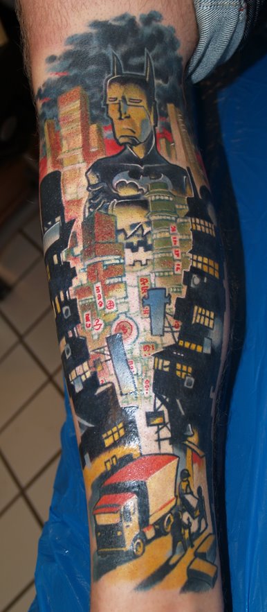 Batman pantleg by Electric Pick